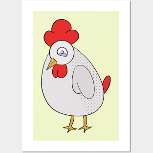 Cute chicken Posters and Art
